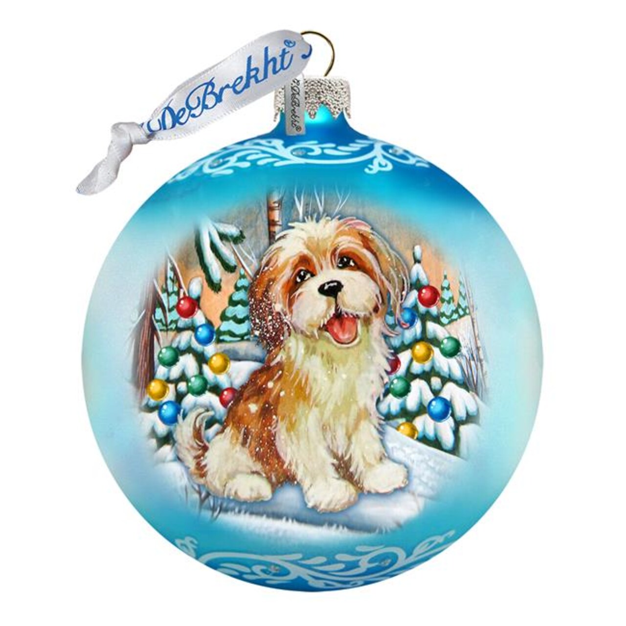 G.DeBrekht 73324 My Puppy Little Friend Ball Ornament